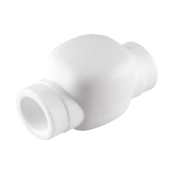 Aruna Beyaz Yatay Çekvalf Ø25 mm (Koli 40 ad.)